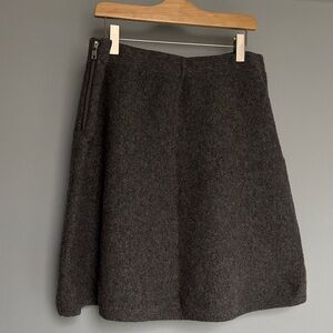 Tahari Gray Wool Skirt
